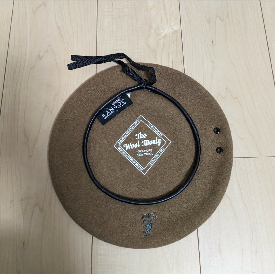 KANGOL(カンゴール)のS 美品 KANGOL SMU WOOL BIG MONTY ベレー帽 レディースの帽子(ハンチング/ベレー帽)の商品写真