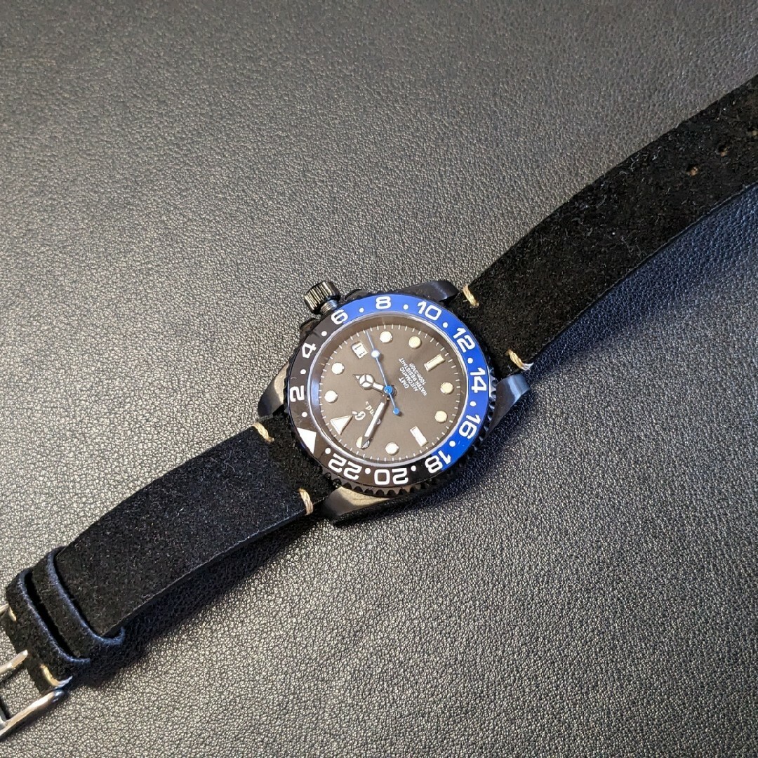 NH35A搭載/GSロゴ/MOD/カスタム/ブラックバットStyle メンズの時計(腕時計(アナログ))の商品写真