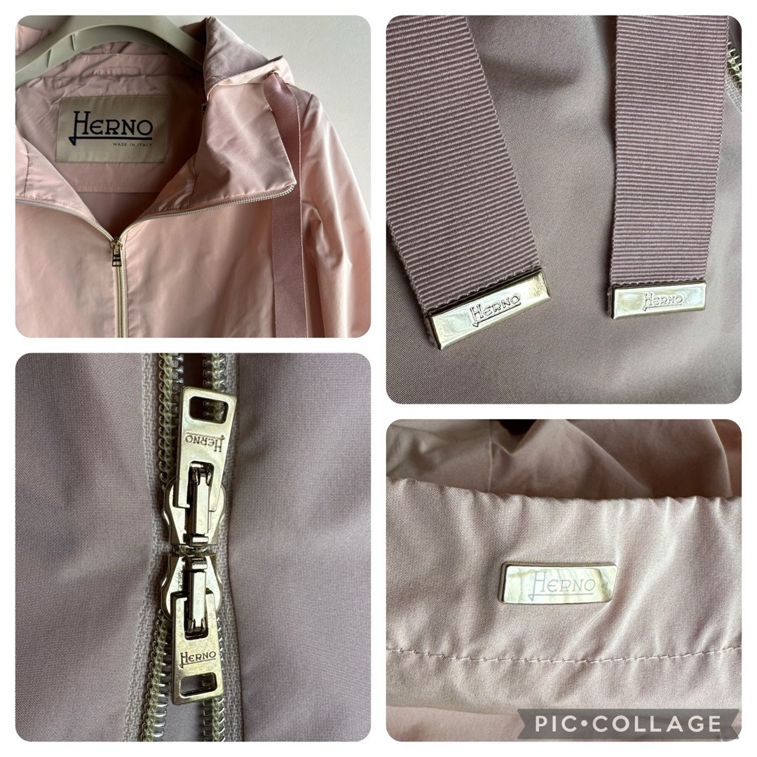 HERNO - ヘルノHERNO スプリングコート テクノタフタパーカー 42 HERNO - ヘルノHERNO スプリングコート テクノタフタパーカー 42