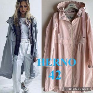 HERNO - ヘルノHERNO スプリングコート テクノタフタパーカー　42