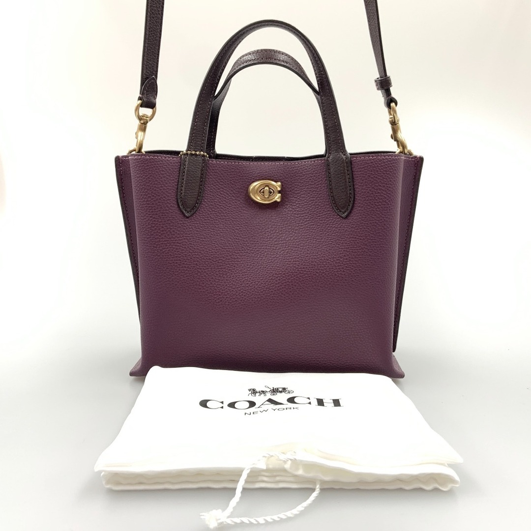 COACH - 〇〇COACH コーチ ウィロウ トート 24 カラーブロック COACH - 〇〇COACH コーチ ウィロウ トート 24 カラーブロック