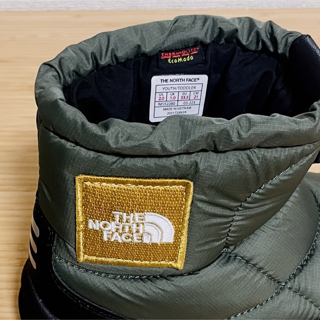 THE NORTH FACE(ザノースフェイス)のノースフェイス キッズ ブーツ スノーブーツ ヌプシ 21cm  新品 キッズ/ベビー/マタニティのキッズ靴/シューズ(15cm~)(ブーツ)の商品写真