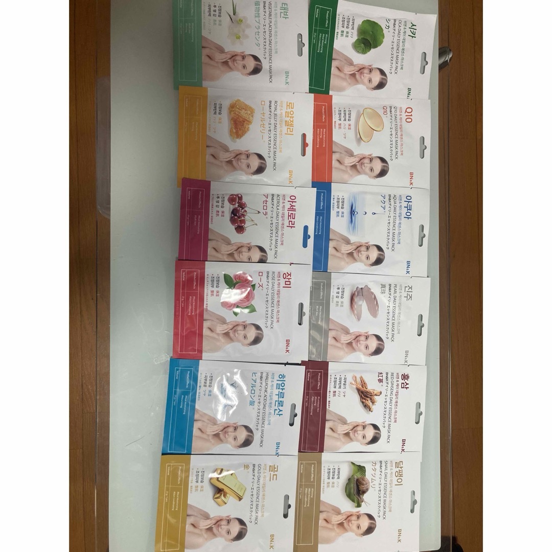 韓国　パック　BNNデイリーエッセンスマスクパック コスメ/美容のスキンケア/基礎化粧品(パック/フェイスマスク)の商品写真