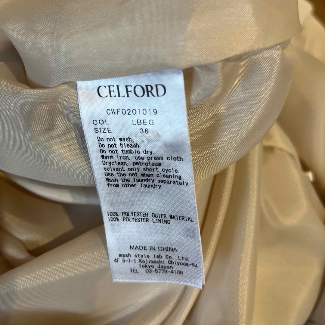 CELFORD(セルフォード)のセルフォード　ワンピース　36 レディースのワンピース(ひざ丈ワンピース)の商品写真