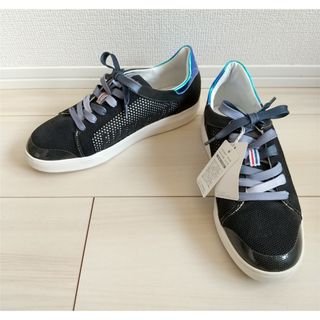 （91）ELLE SPORT ブラック スニーカー（24.0cm）(スニーカー)