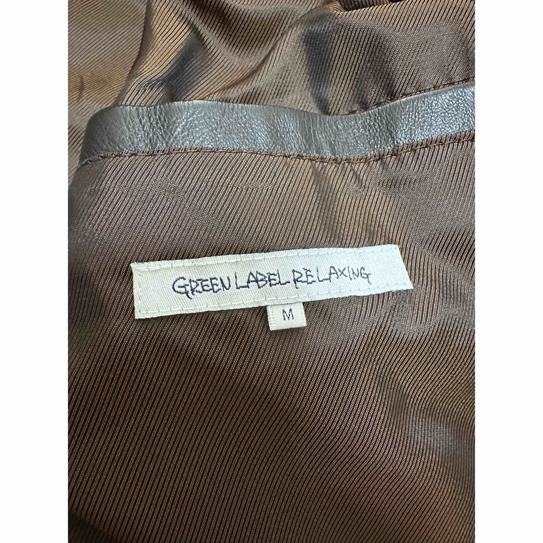 UNITED ARROWS green label relaxing(ユナイテッドアローズグリーンレーベルリラクシング)の★グリーンレーベルリラクシング★レザージャケット メンズのジャケット/アウター(レザージャケット)の商品写真