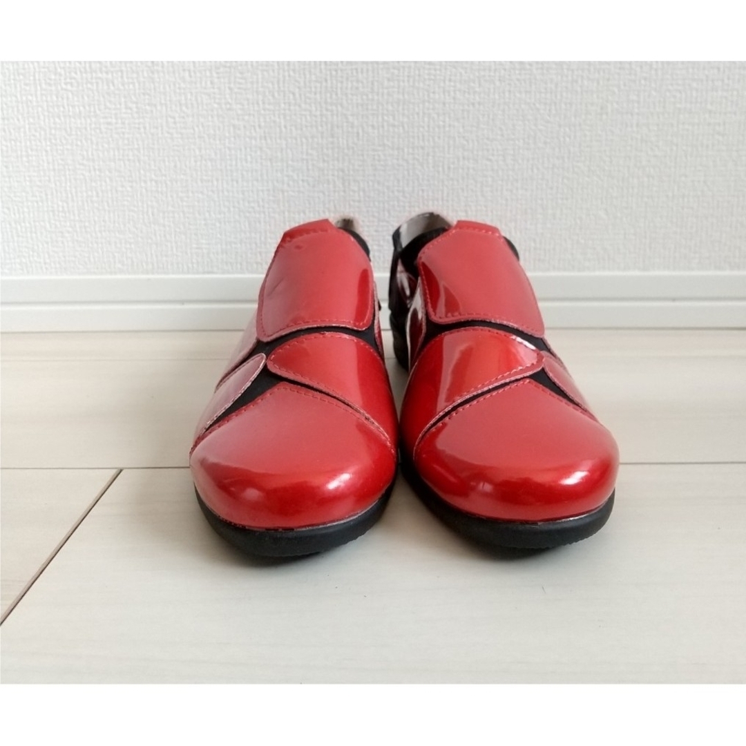 （90）POPOLARE ブラック×レッド シューズ（Mサイズ） レディースの靴/シューズ(その他)の商品写真