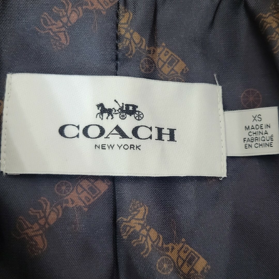 COACH(コーチ)のCOACH ウール チェスト コート XS レディースのジャケット/アウター(チェスターコート)の商品写真