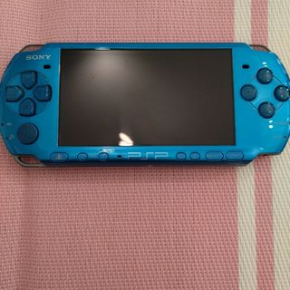 プレイステーションポータブル(PlayStation Portable)のジャンク品　ソニー　PSP本体　青　バッテリーなし　PSP3000　匿名配送(携帯用ゲーム機本体)