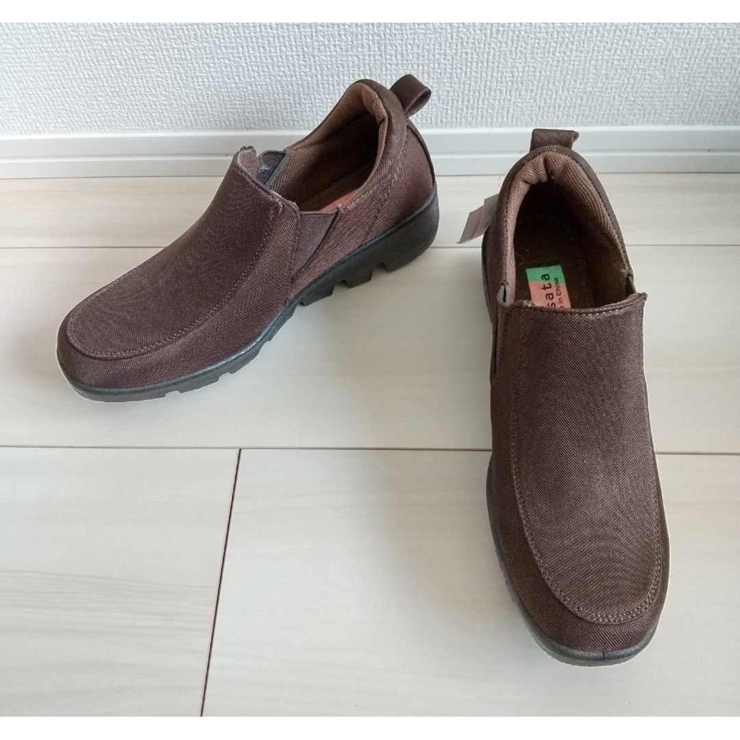 （87）Risata ブラウン シューズ（23.5cm） レディースの靴/シューズ(その他)の商品写真