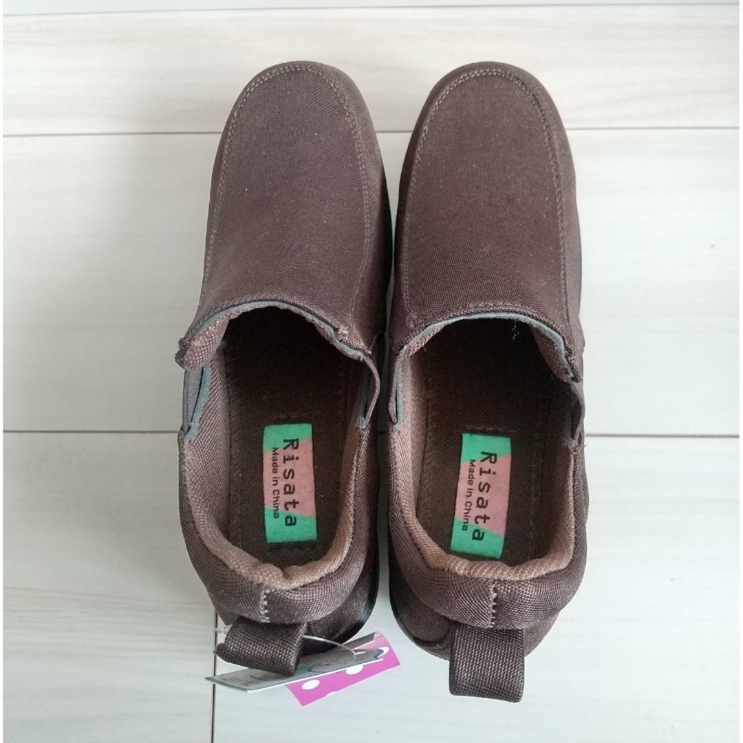 （87）Risata ブラウン シューズ（23.5cm） レディースの靴/シューズ(その他)の商品写真