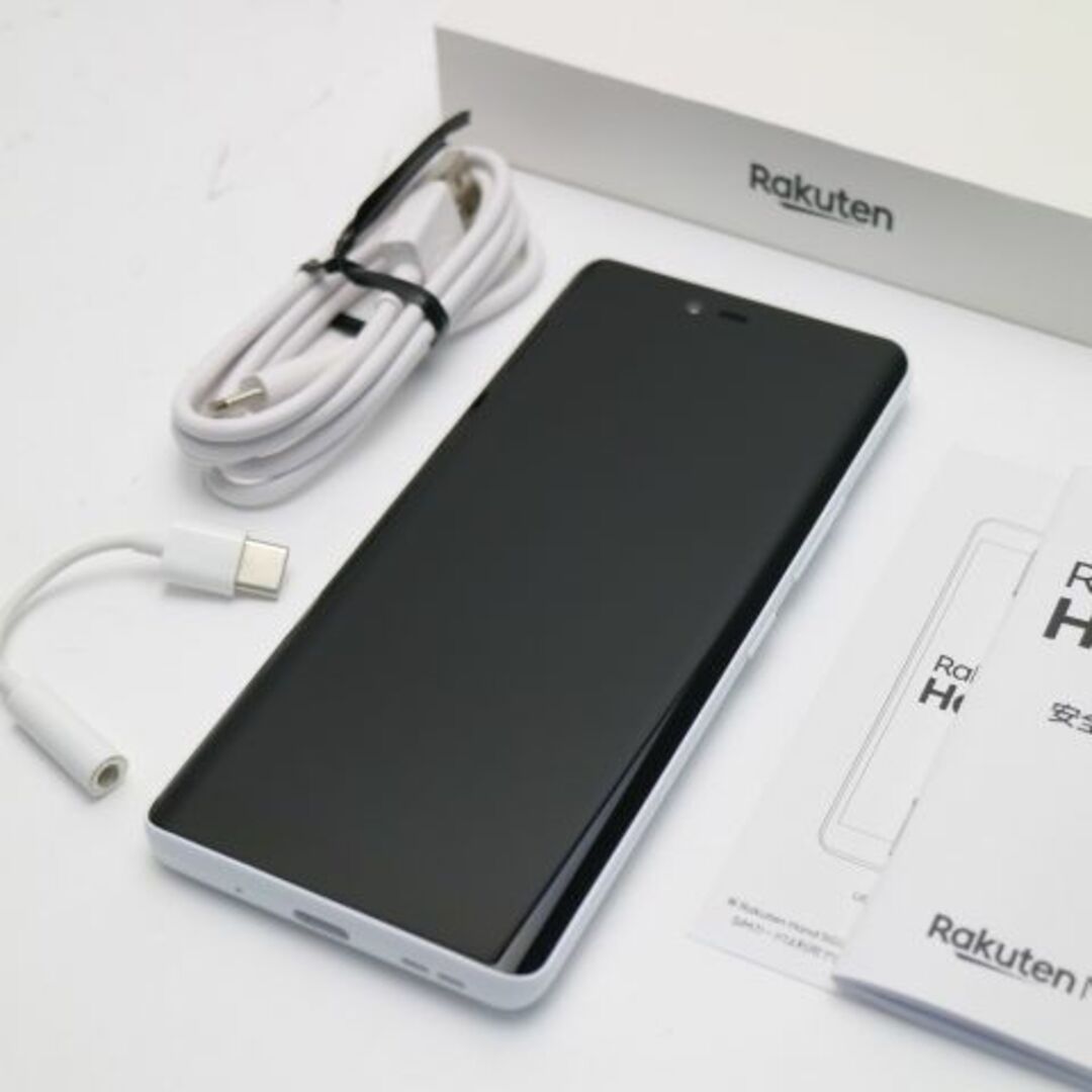 ANDROID(アンドロイド)の新品同様 SIMフリー Rakuten Hand 5G ホワイト M666 スマホ/家電/カメラのスマートフォン/携帯電話(スマートフォン本体)の商品写真