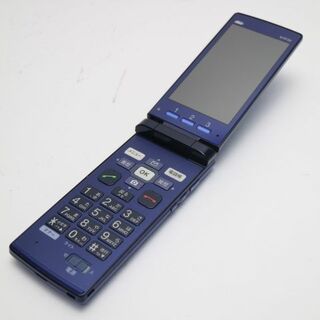 キョウセラ(京セラ)のau KYF32 かんたんケータイ ブルー  M444(携帯電話本体)