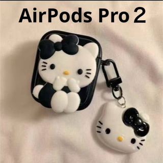 キティちゃんAirPodsケース【AirPodsPro2】&イヤフォンクリーナー(ヘッドフォン/イヤフォン)