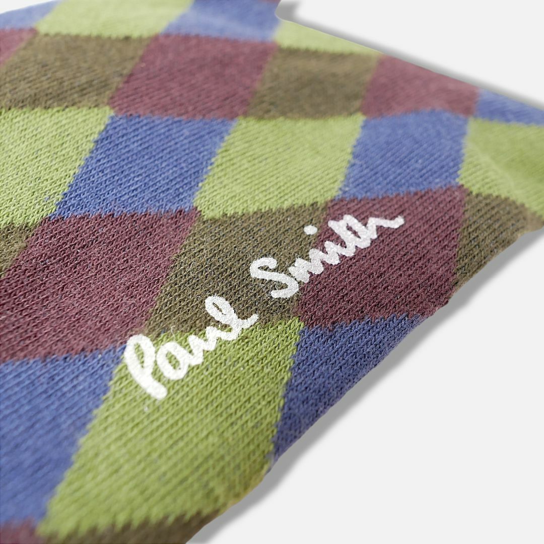 Paul Smith(ポールスミス)の新品 Paul Smith ポールスミス アーガイル ソックス 靴下 サイズF メンズのレッグウェア(ソックス)の商品写真
