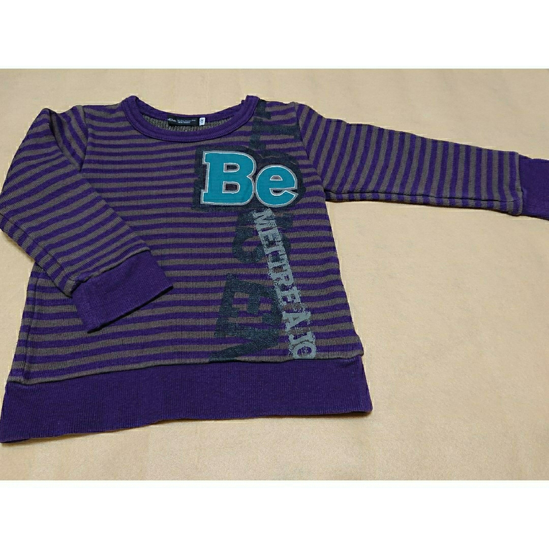 BeBe(ベベ)のBeBe 長袖 100cm キッズ/ベビー/マタニティのキッズ服男の子用(90cm~)(Tシャツ/カットソー)の商品写真