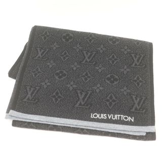 ルイヴィトン(LOUIS VUITTON)のITLGS4NRXEGY ルイヴィトン マフラー エシャルプ マイ モノグラム エクリプス M73468 ブラック ニット ウール(マフラー)