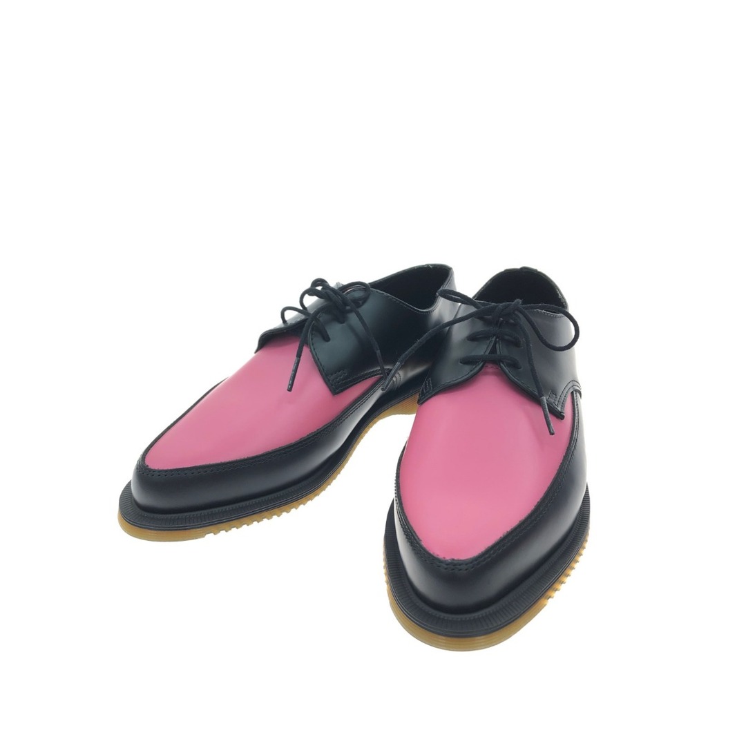 Dr.Martens(ドクターマーチン)の▼▼Dr.Martens ドクターマーチン Uチップ ユニセックス SIZE 25cm 革靴 aw006 ブラック×ピンク メンズの靴/シューズ(その他)の商品写真