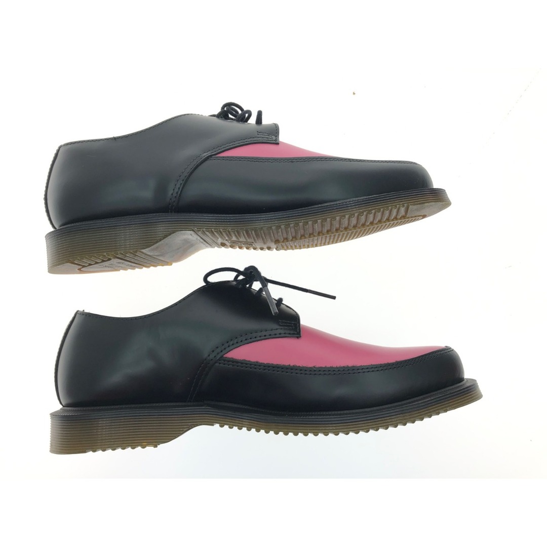 Dr.Martens(ドクターマーチン)の▼▼Dr.Martens ドクターマーチン Uチップ ユニセックス SIZE 25cm 革靴 aw006 ブラック×ピンク メンズの靴/シューズ(その他)の商品写真