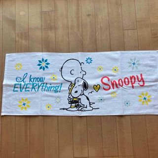 スヌーピー(SNOOPY)のスヌーピー　フェイスタオル(タオル)