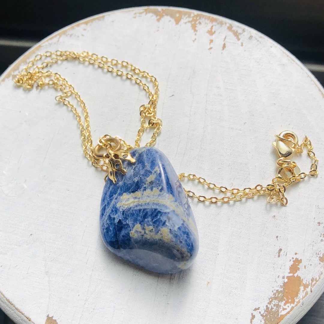 Lochie(ロキエ)のvintage stone necklace  レディースのアクセサリー(ネックレス)の商品写真