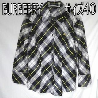 バーバリー(BURBERRY)のバーバリー BURBERRY チェックシャツブラウス 7分袖 サイズ40 L(シャツ/ブラウス(長袖/七分))