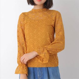 アースミュージックアンドエコロジー(earth music & ecology)の新品！レースプルオーバー(シャツ/ブラウス(長袖/七分))