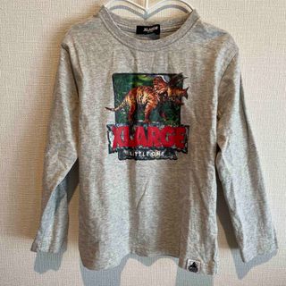 エクストララージキッズ(XLARGE KIDS)のXLARGE ロンT グレー　120(Tシャツ/カットソー)