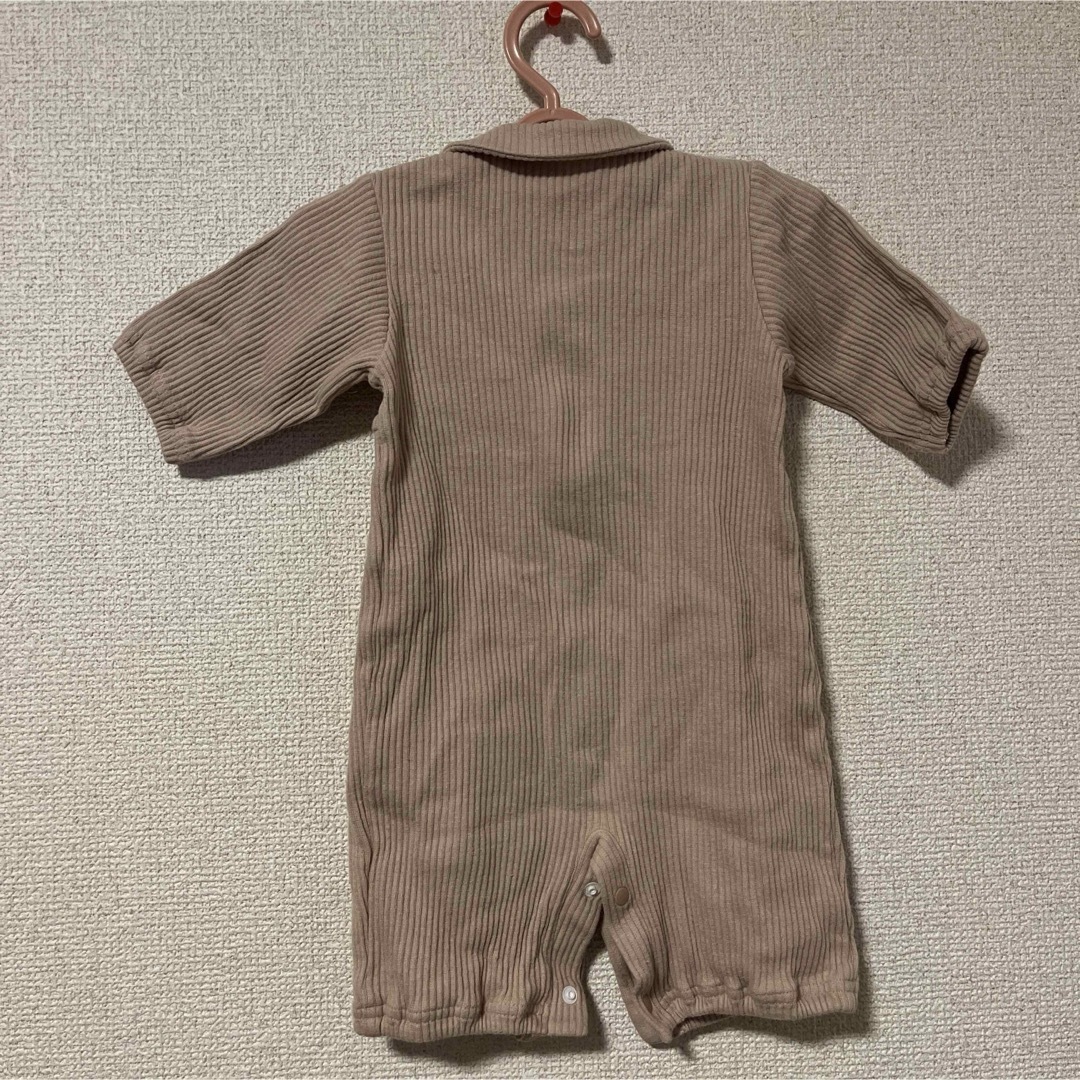 50-60 ベビー　ロンパース　くすみ色 キッズ/ベビー/マタニティのベビー服(~85cm)(ロンパース)の商品写真