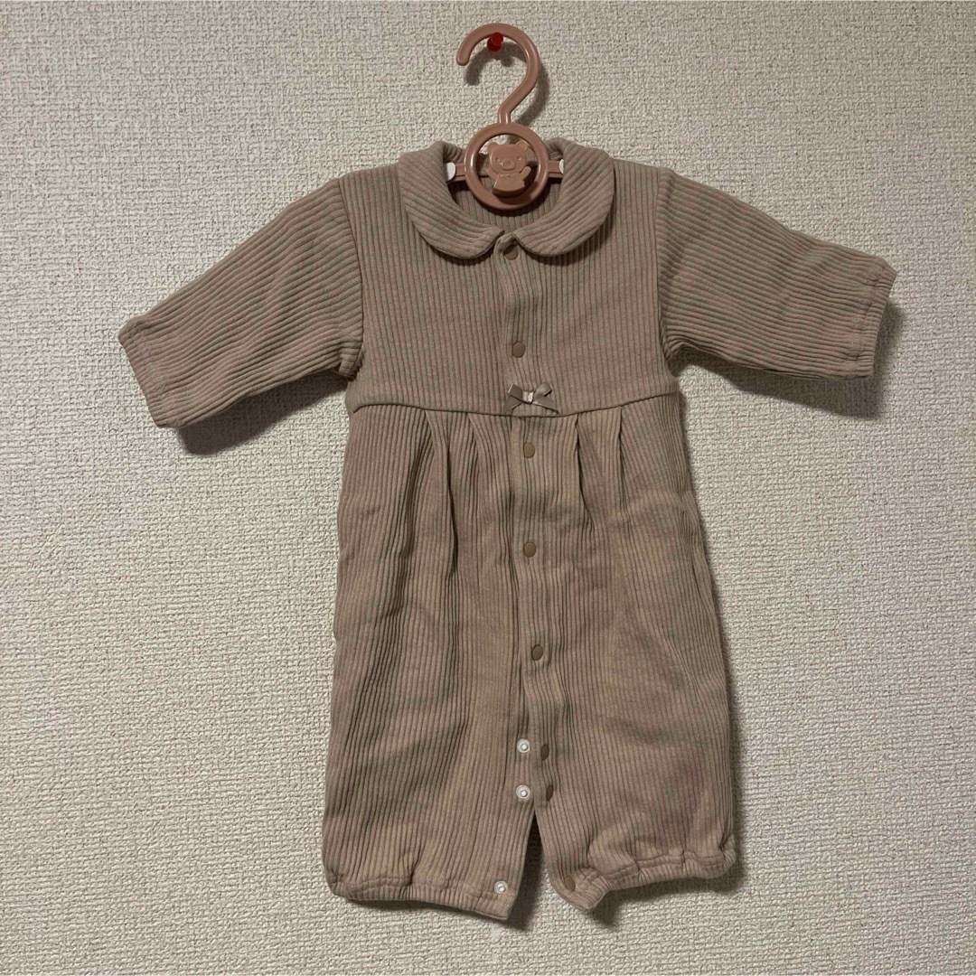 50-60 ベビー　ロンパース　くすみ色 キッズ/ベビー/マタニティのベビー服(~85cm)(ロンパース)の商品写真