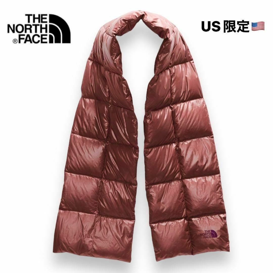 THE NORTH FACE(ザノースフェイス)の【US限定！】ノースフェイス  ヌプシ マフラー ダウン スカーフ  ブラウン メンズのファッション小物(マフラー)の商品写真