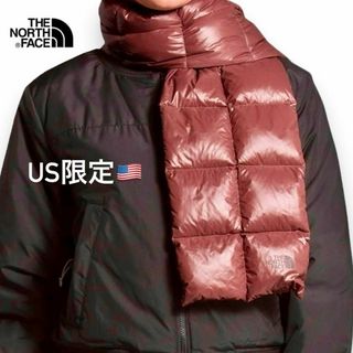 ザノースフェイス(THE NORTH FACE)の【US限定！】ノースフェイス  ヌプシ マフラー ダウン スカーフ  ブラウン(マフラー)