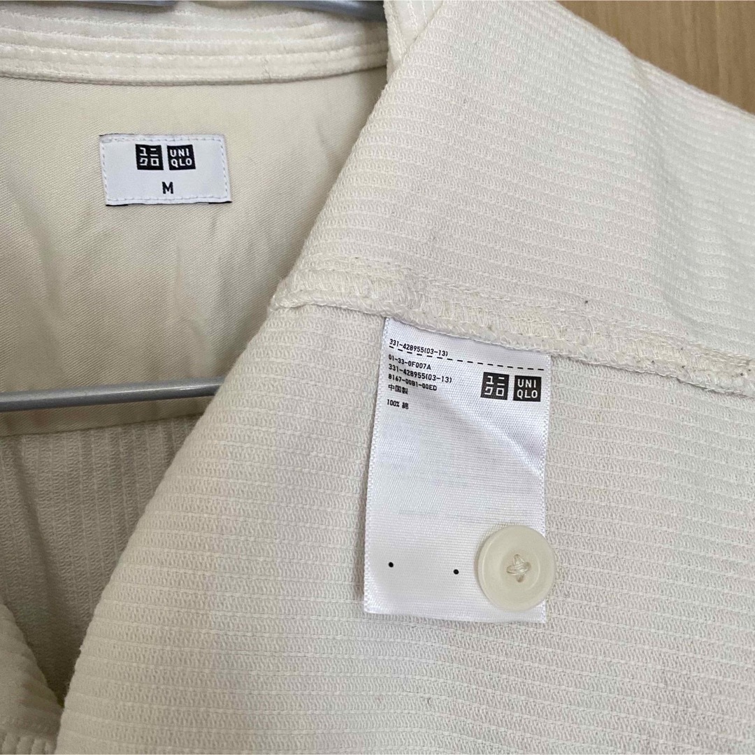 UNIQLO(ユニクロ)の【UNIQLO】コーデュロイワークシャツ 長袖 M メンズのトップス(シャツ)の商品写真