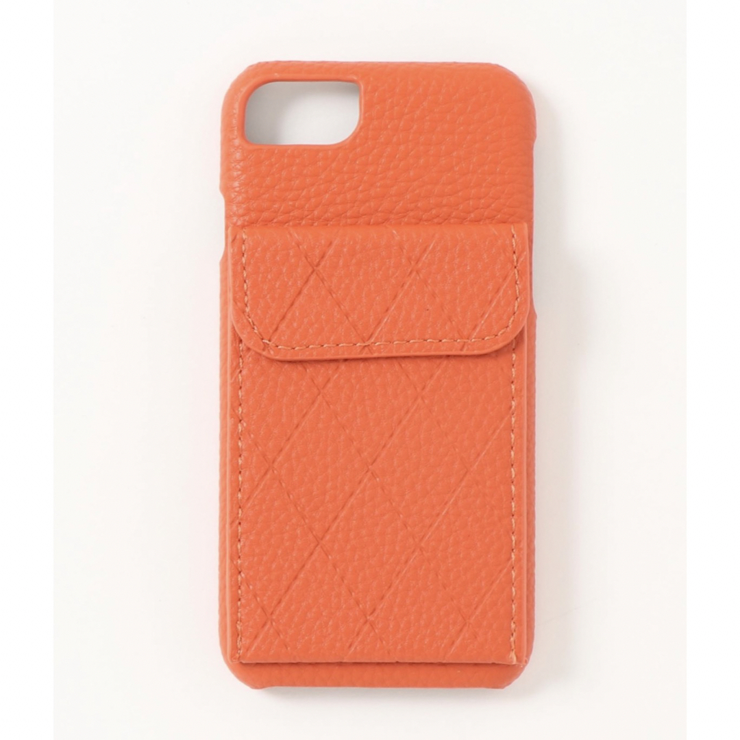 iPhone14pro用　オレンジ　カバー iPhoneケース カードポケット付 スマホ/家電/カメラのスマホアクセサリー(iPhoneケース)の商品写真