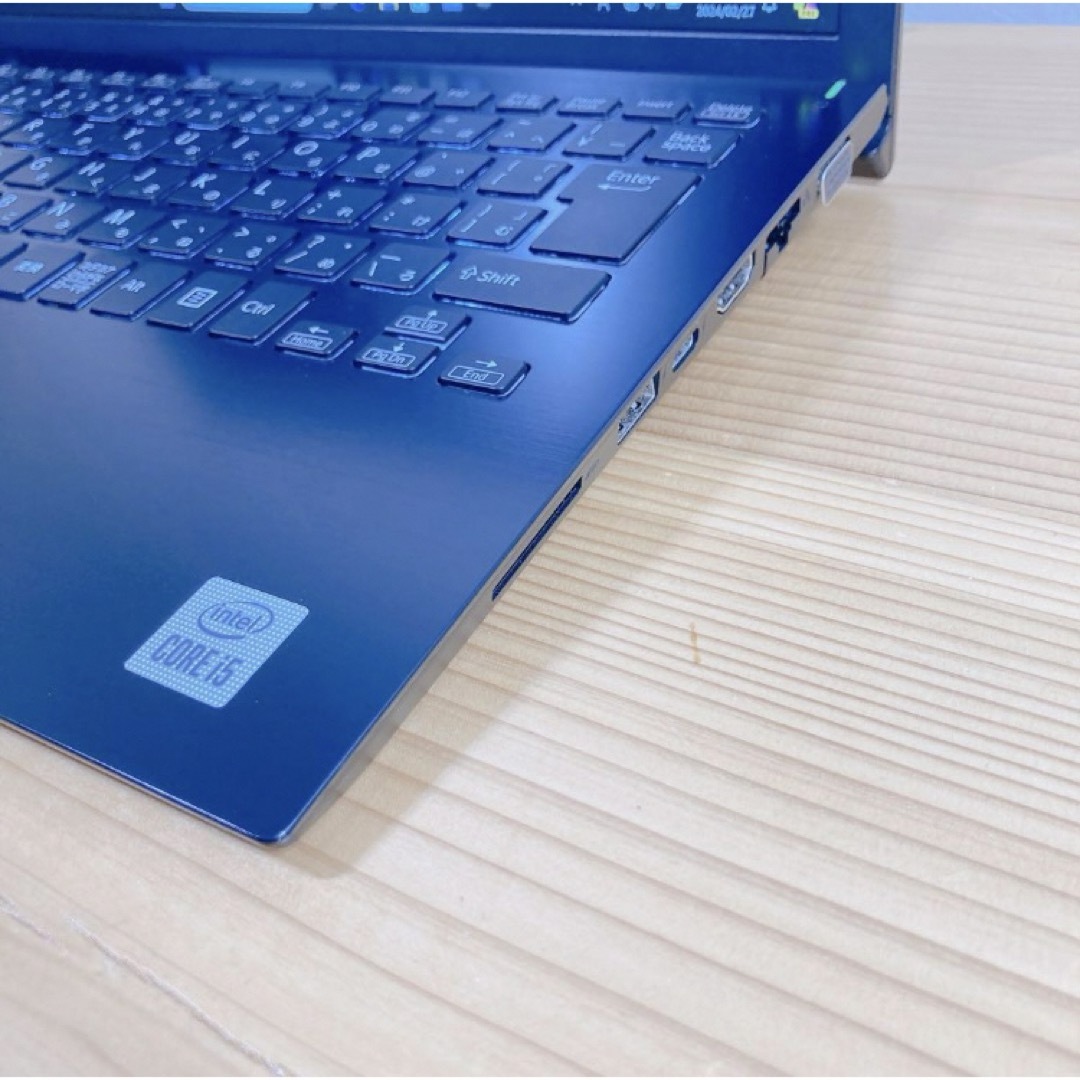 VAIO(バイオ)の【軽量】VAIO/オフィス付き/Windows11/SSD/ノートパソコン/黒 スマホ/家電/カメラのPC/タブレット(ノートPC)の商品写真