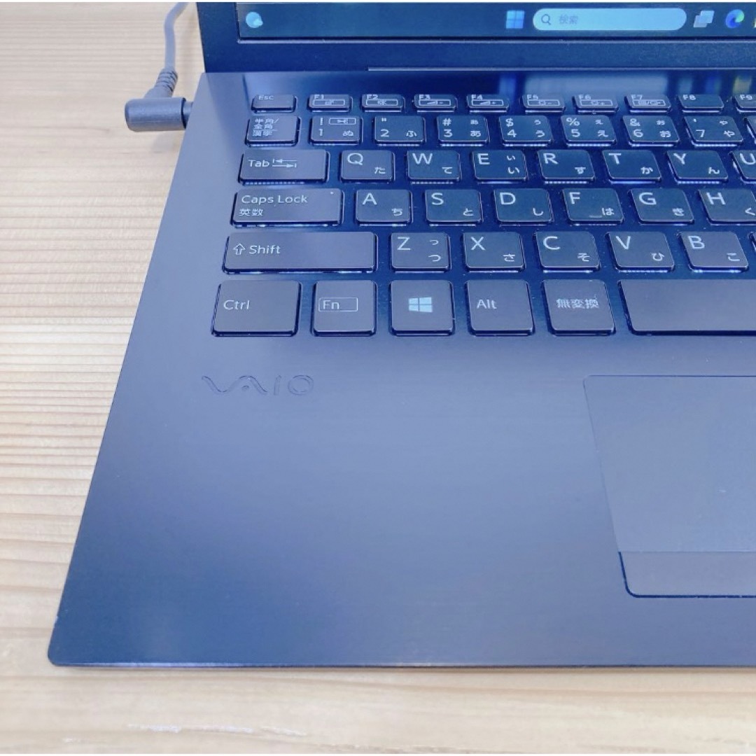 VAIO(バイオ)の【軽量】VAIO/オフィス付き/Windows11/SSD/ノートパソコン/黒 スマホ/家電/カメラのPC/タブレット(ノートPC)の商品写真