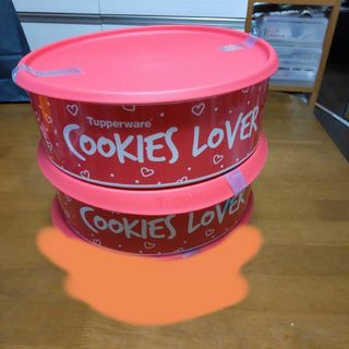 タッパーウェア(TupperwareBrands)のタッパーウェア　COOKIES LOVER    丸型容器　3個(容器)