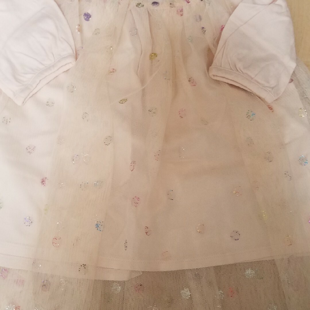 babyGAP(ベビーギャップ)のbaby Gap チュール付チュニック キッズ/ベビー/マタニティのベビー服(~85cm)(シャツ/カットソー)の商品写真