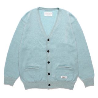 ワコマリア(WACKO MARIA)のWACKO MARIA 24SS MOHAIR CARDIGAN BLUE S(カーディガン)