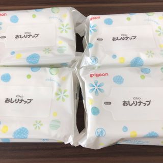 ピジョン(Pigeon)のピジョン　おしりナップ　4個セット(ベビーおしりふき)