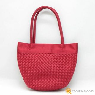 ボッテガヴェネタ(Bottega Veneta)のボッテガヴェネタ イントレチャートサテンミニバック【超美品】(ハンドバッグ)