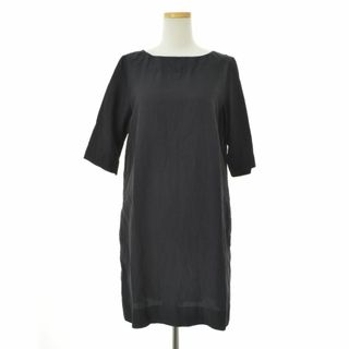 マルニ(Marni)の【MARNI】レーヨンリネン五分袖ワンピース(ひざ丈ワンピース)