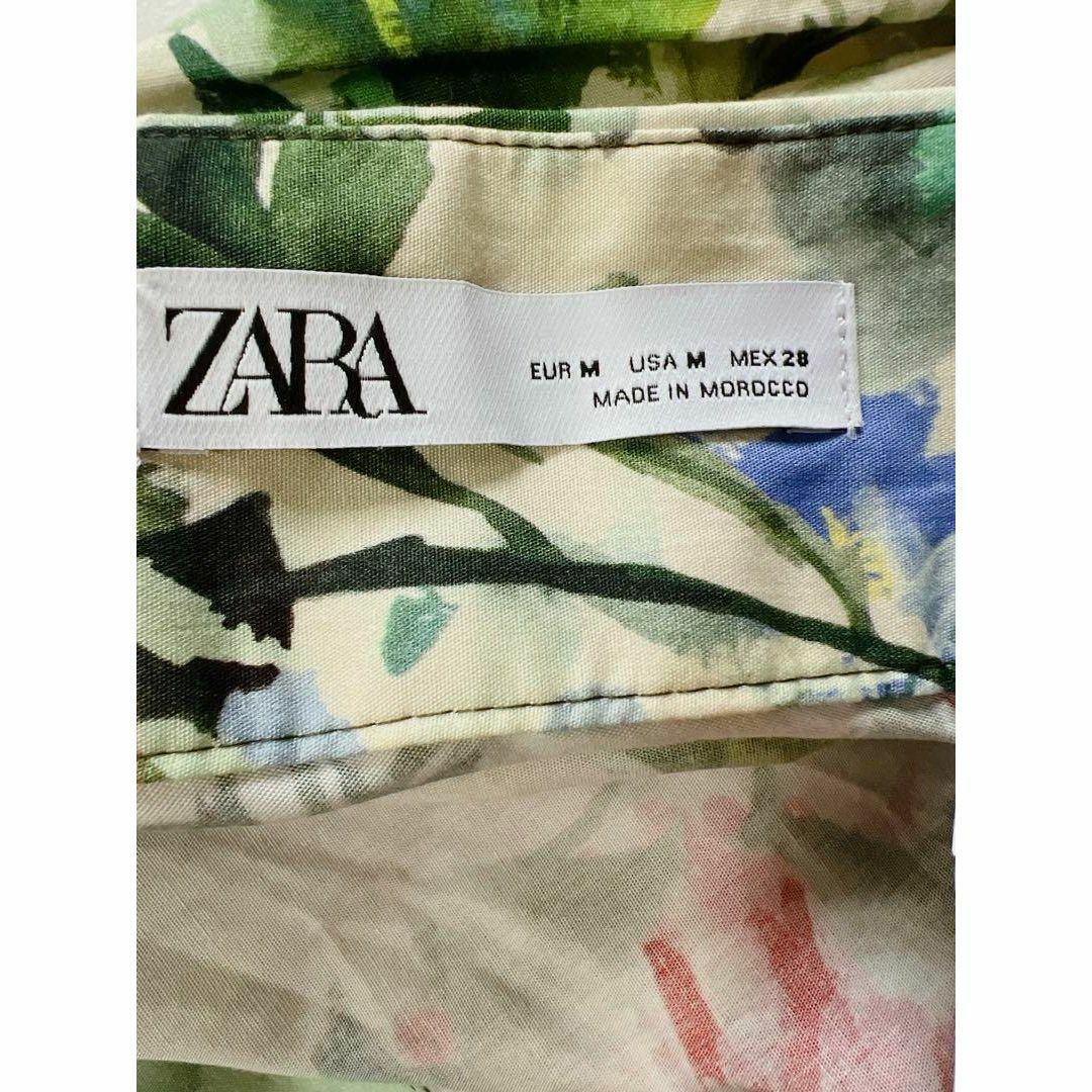 ZARA(ザラ)のザラ ZARA ボタニカルフラワー ミモレ丈スカート レディースのスカート(ロングスカート)の商品写真