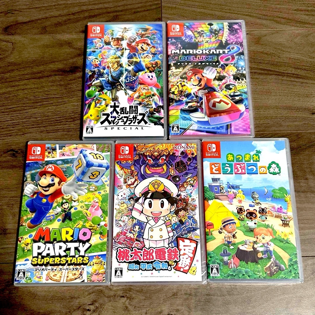 Nintendo Switch - Nintendo Switch ソフト5本 新品未開封の通販 Nintendo Switch - Nintendo Switch ソフト5本 新品未開封の通販
