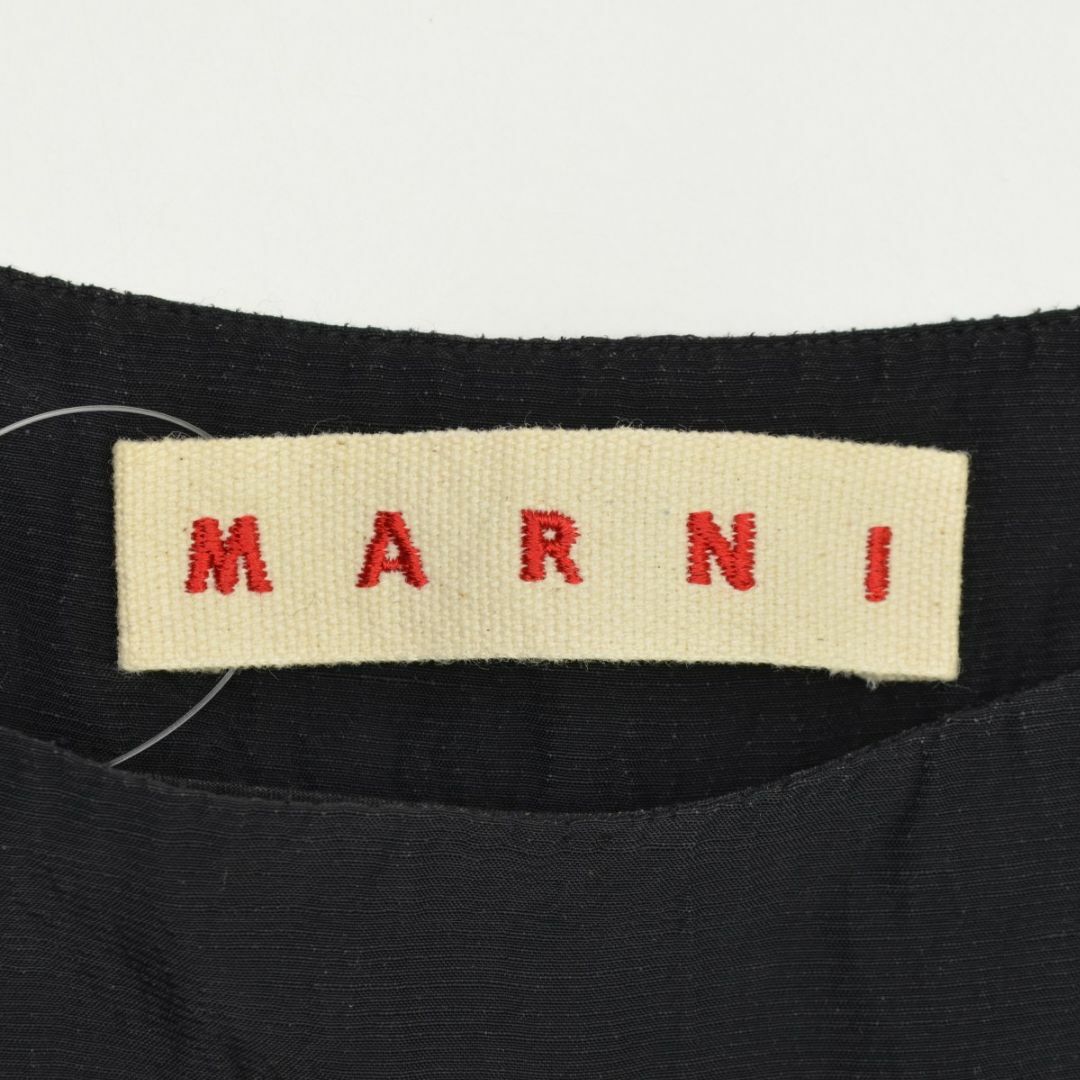 Marni(マルニ)の【MARNI】レーヨンリネン五分袖ワンピース レディースのワンピース(ひざ丈ワンピース)の商品写真