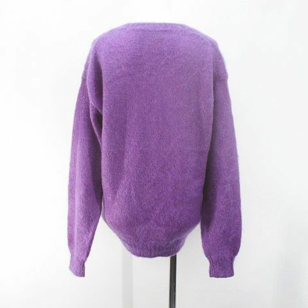 PRADA(プラダ)のPRADA 長袖 ニット セーター 36 紫 パープル系 モヘア 毛 ウール混 レディースのトップス(ニット/セーター)の商品写真