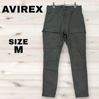 アヴィレックス(AVIREX)の美品 AVIREX アビレックス 8ポケットパンツ カーキー Mカーゴパンツ(ワークパンツ/カーゴパンツ)