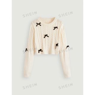 シーイン(SHEIN)のSHEIN MOD リボンニット(ニット/セーター)