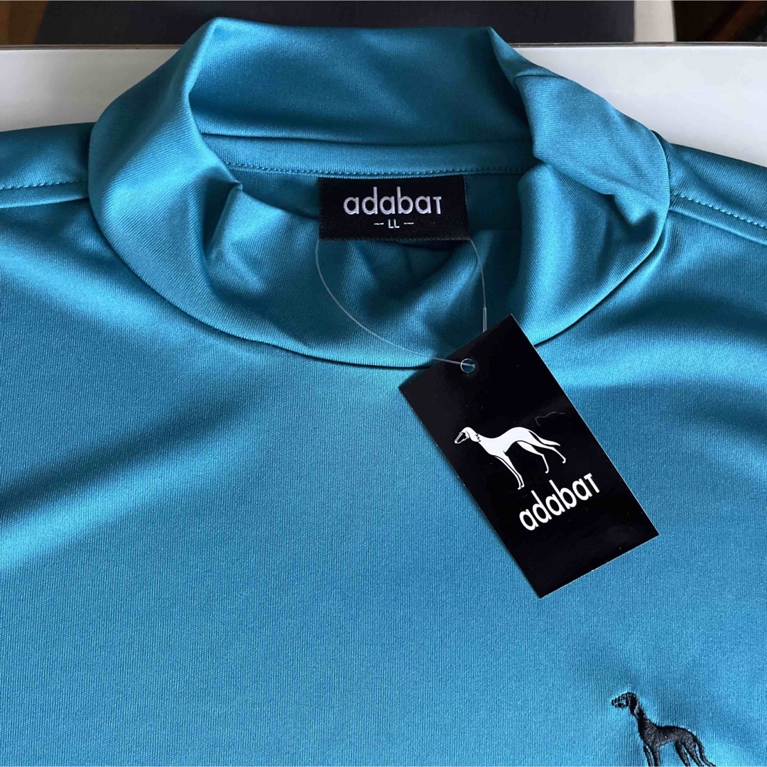 adabat(アダバット)の半額以下！大きいサイズ　アダバット　ゴルフウェア  モックネックシャツ スポーツ/アウトドアのゴルフ(ウエア)の商品写真
