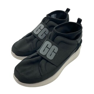 UGG Neutra Sneaker アグ ニュートラ スニーカー ブラック/ホワイト 24.5cm 1095097 中古 D4(スニーカー)